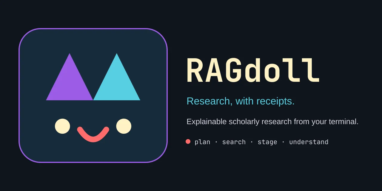 RAGdoll research with receipts project banner